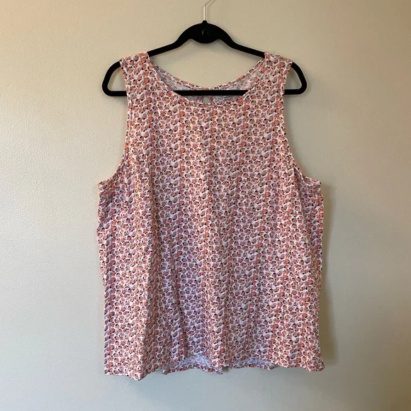 St John’s Bay | Strawberry Keyhole Tank | Size XXL - Picture 1 of 6